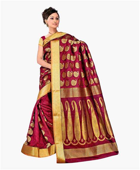 Transparent Silk Saree